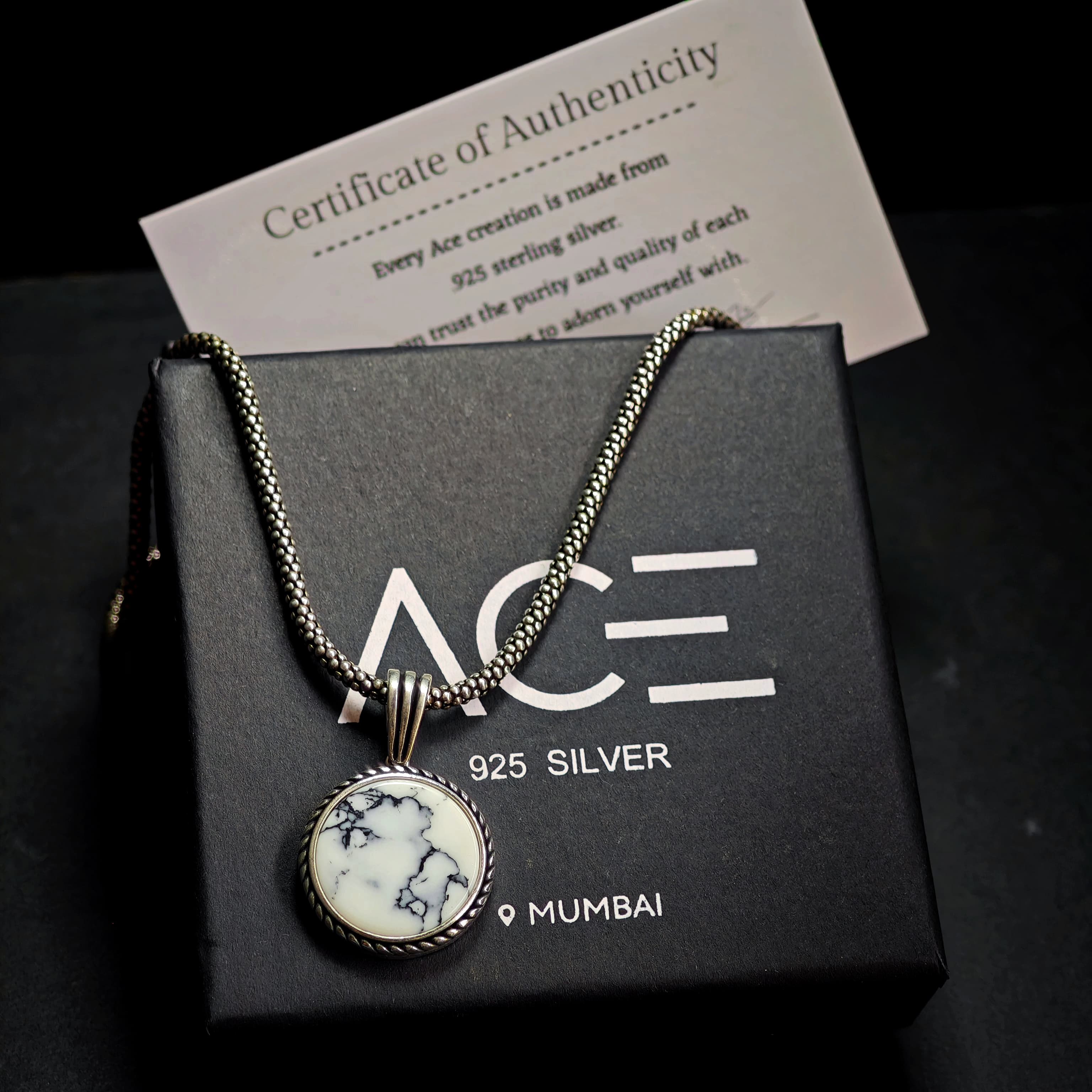 Moon glimpse pendant