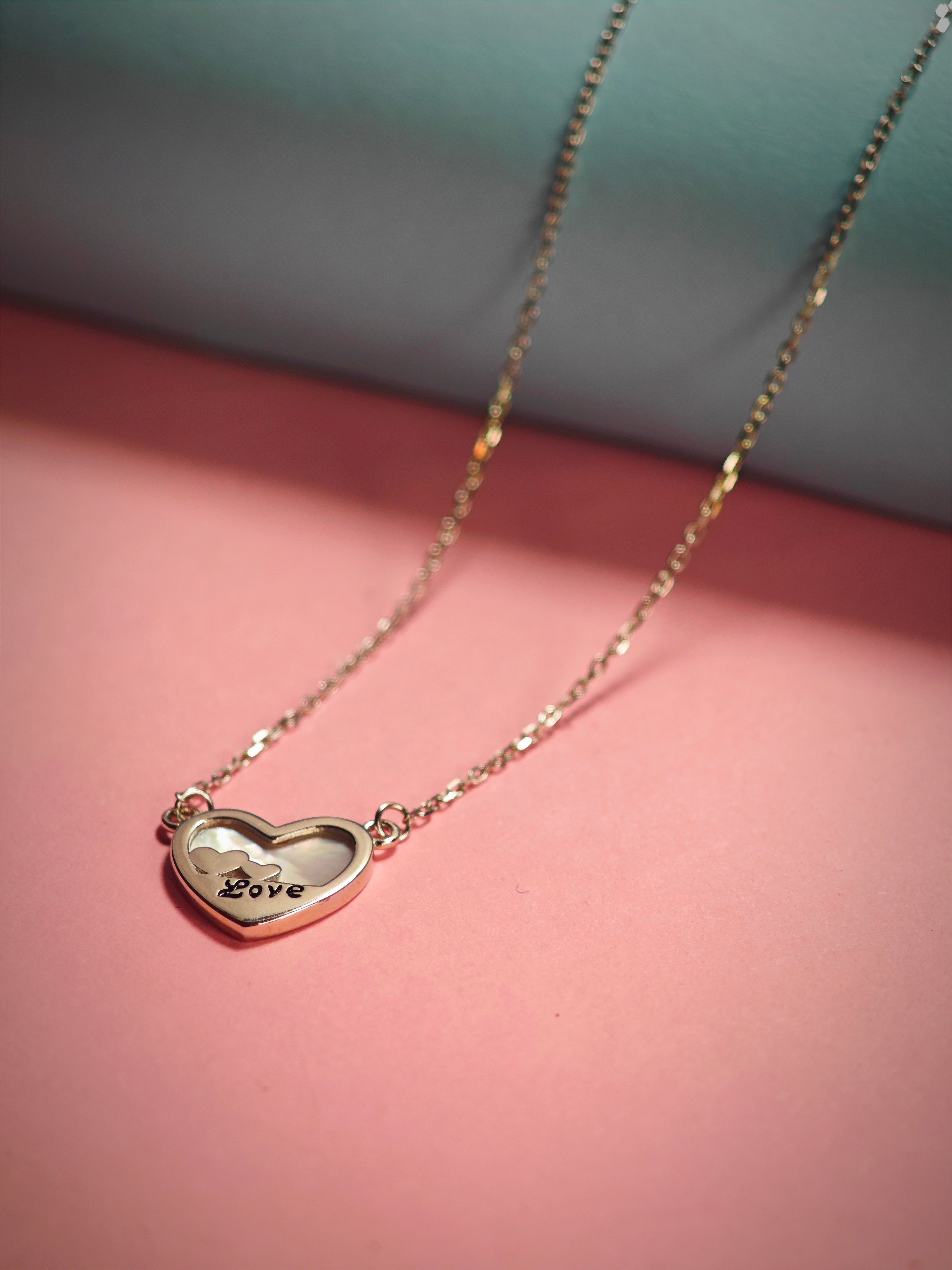 Necklace pendant heart 2