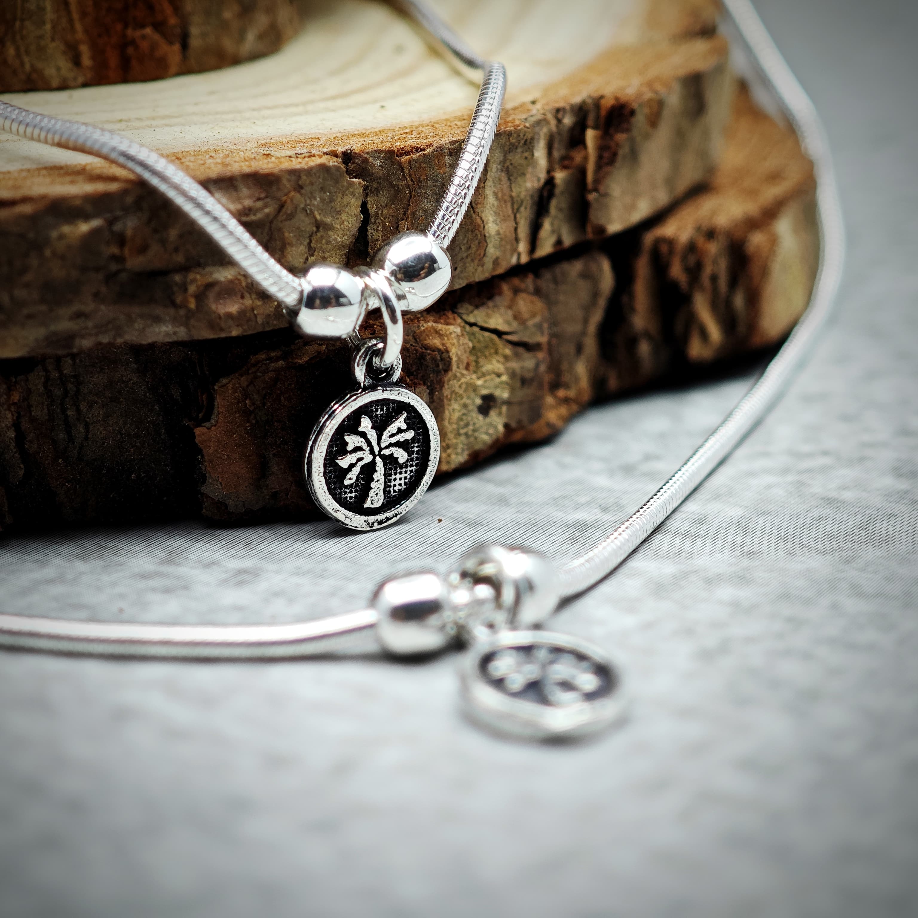 Chain Anklet Palm Tree