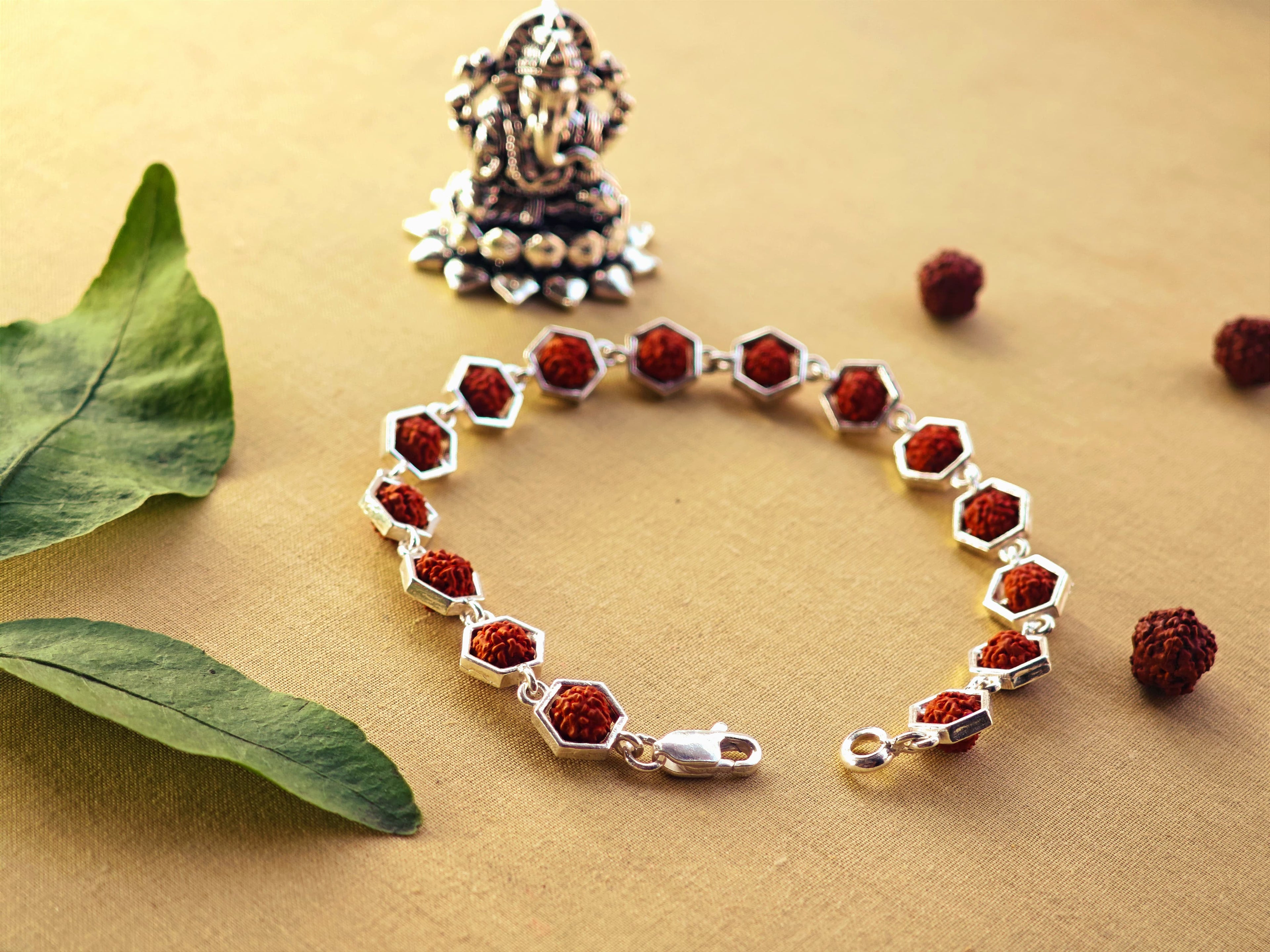 Rudrakash bracelet Hexa