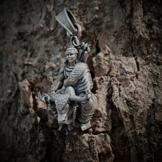 Shiva pendant oxidize