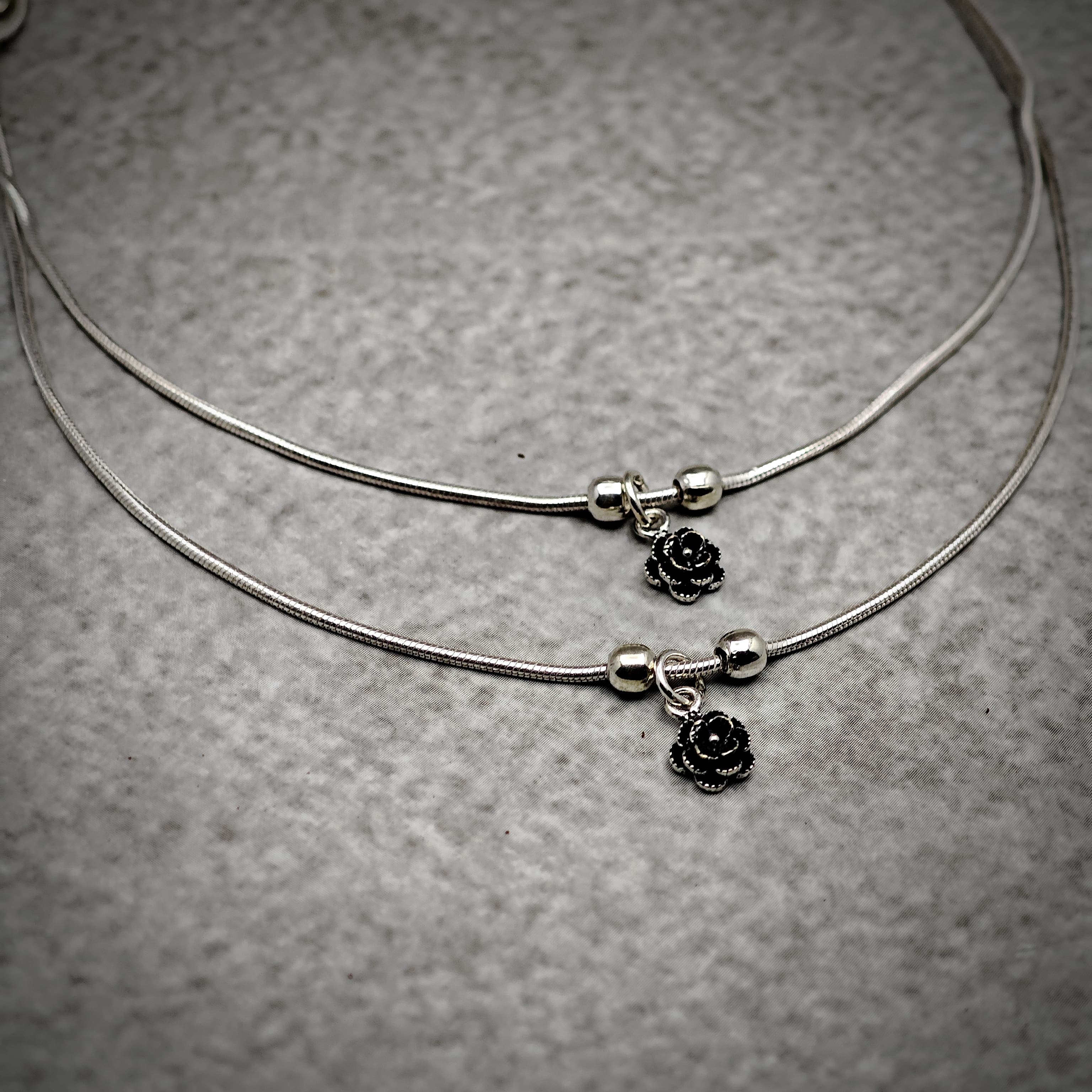 Chain Anklet Flower 3