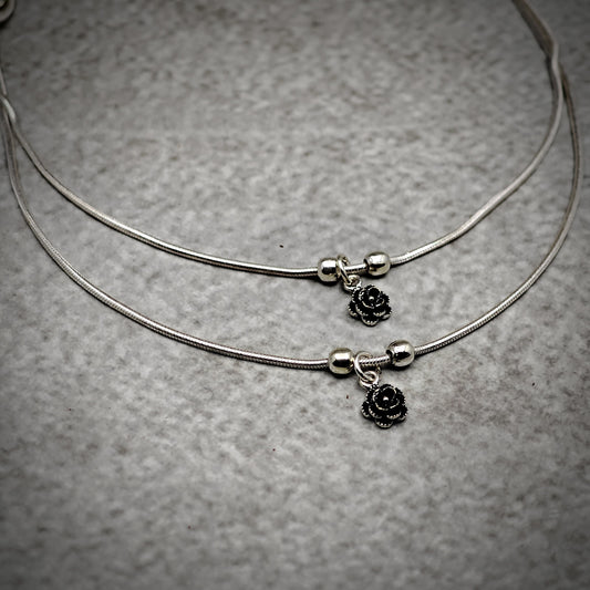 Chain Anklet Flower 3