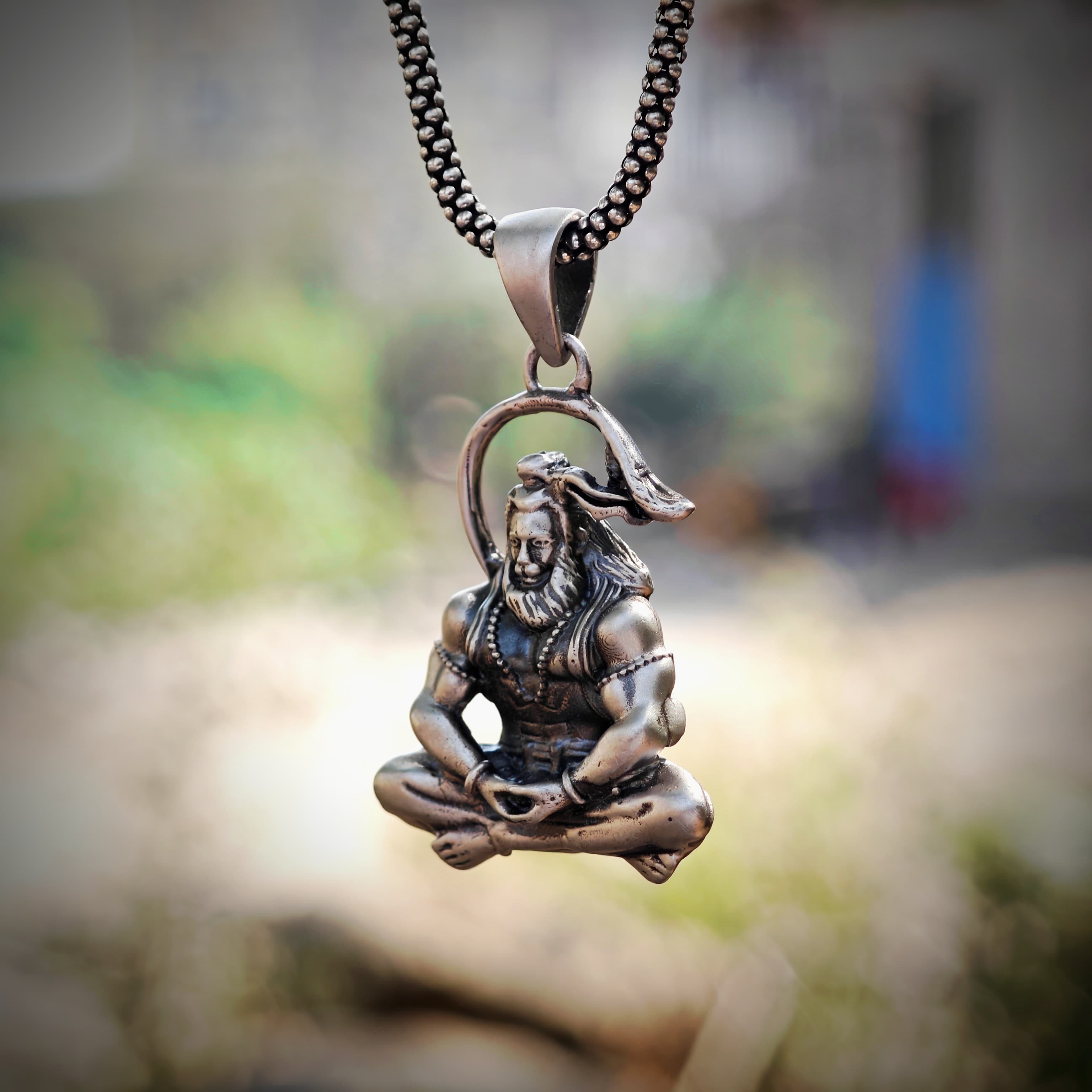 Hanuman pendant v3 matte finish