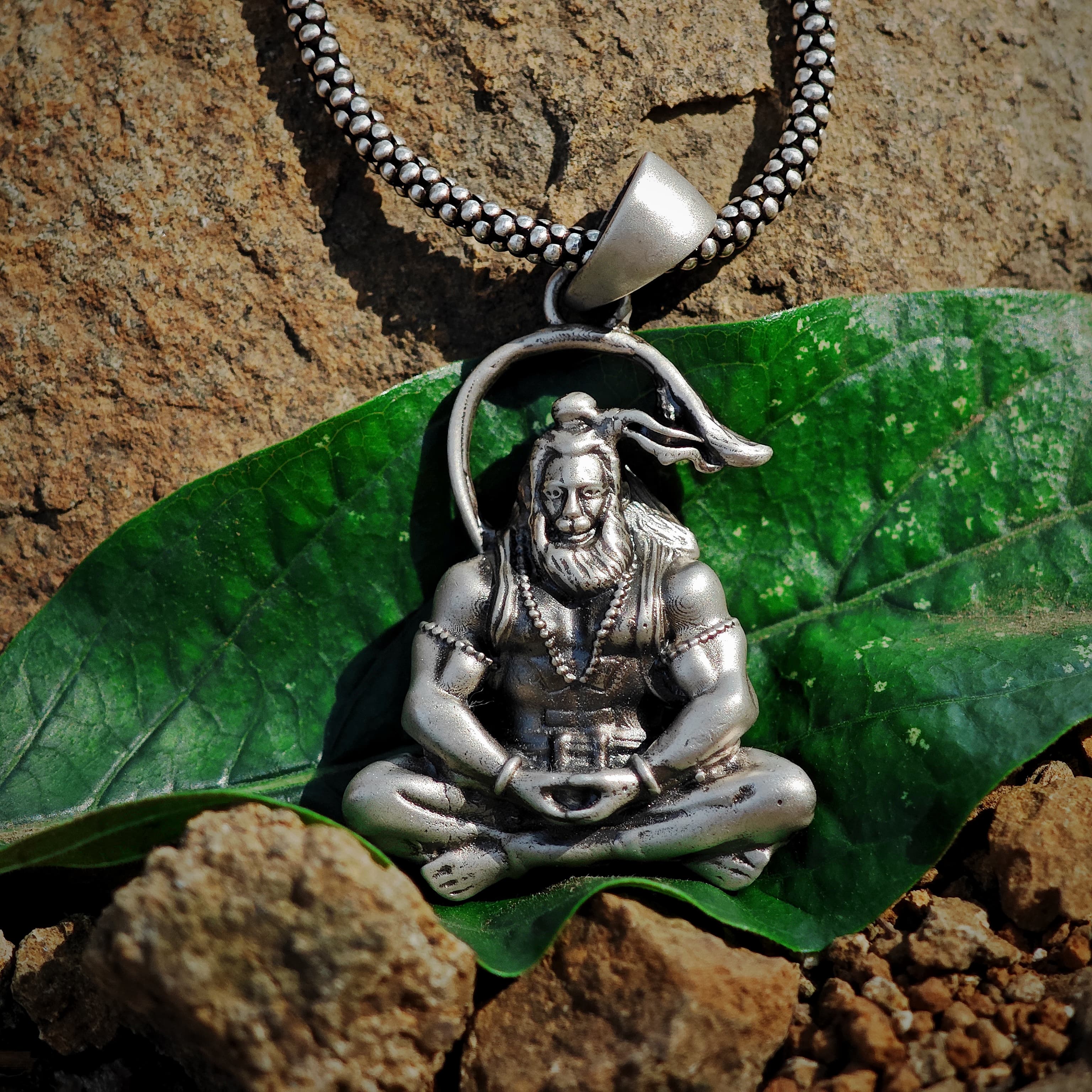 Hanuman pendant v3 matte finish