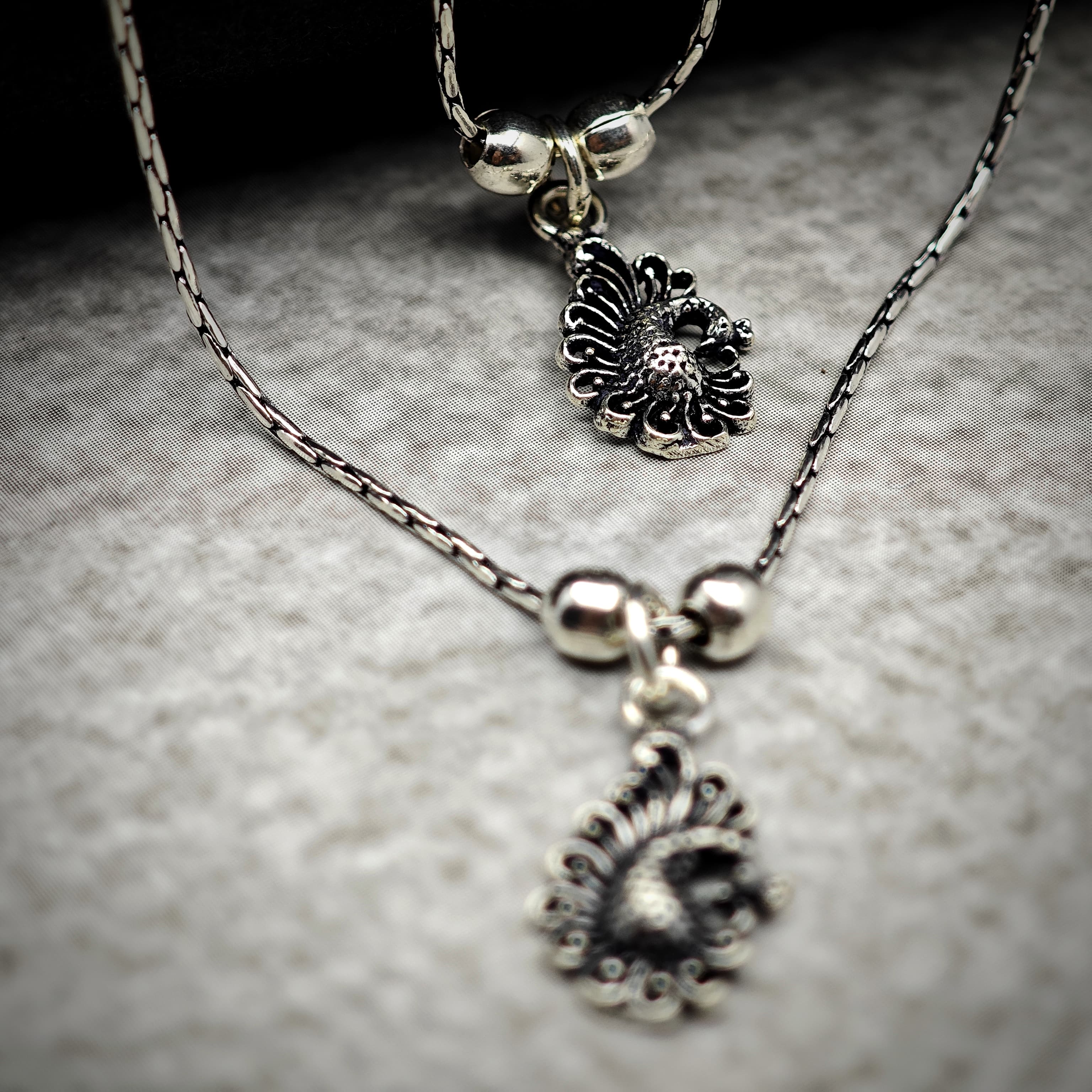 Chain Anklet Peacock