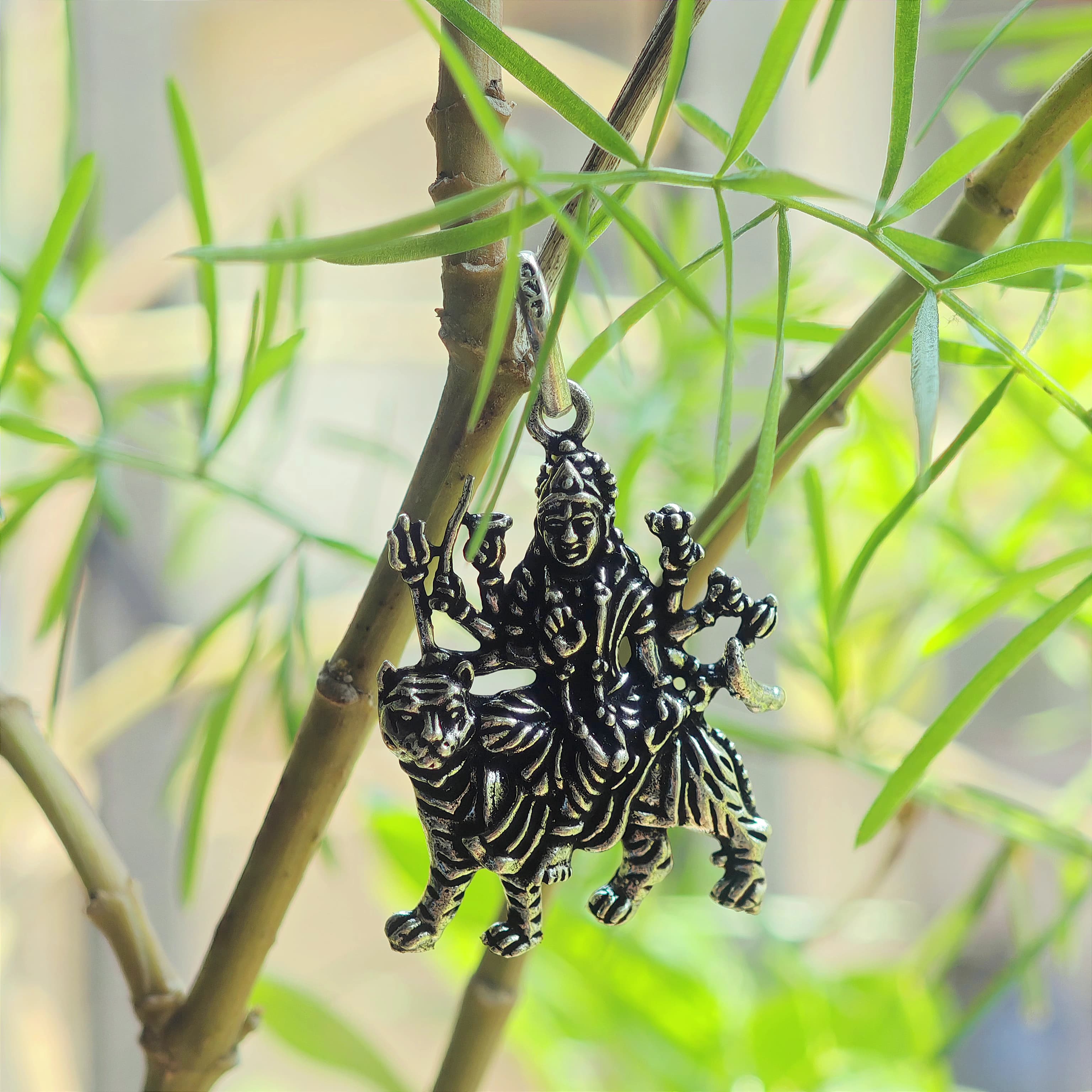 Mataji pure  925 silver pendant