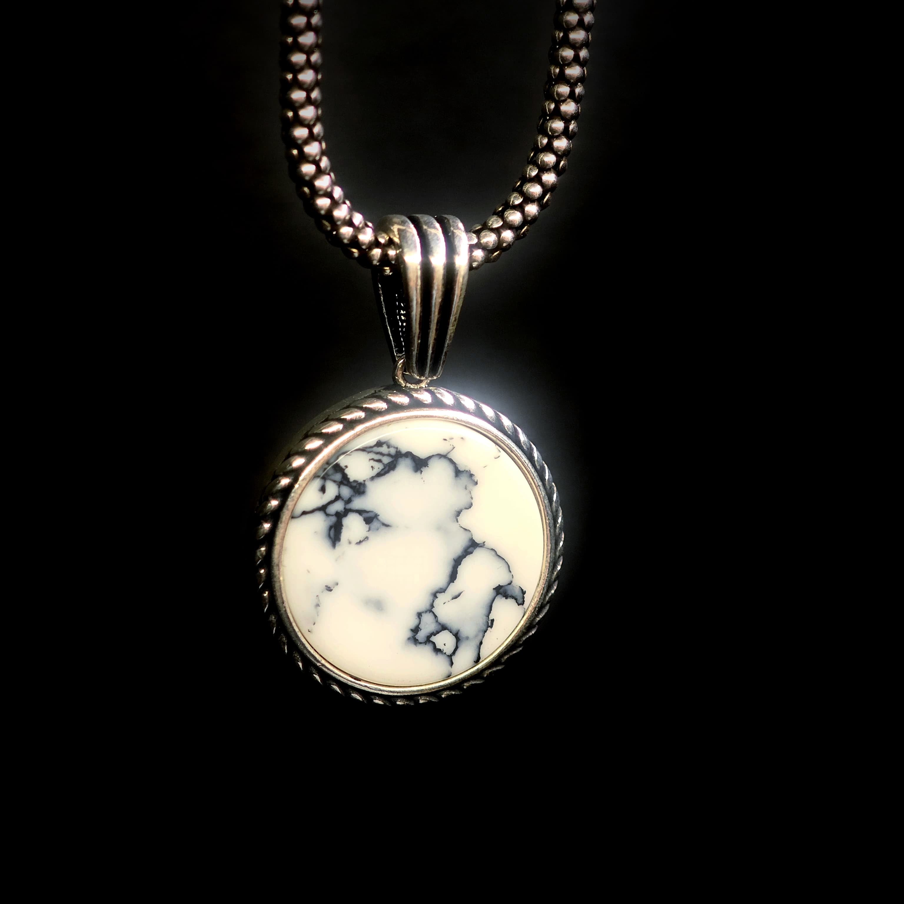 Moon glimpse pendant