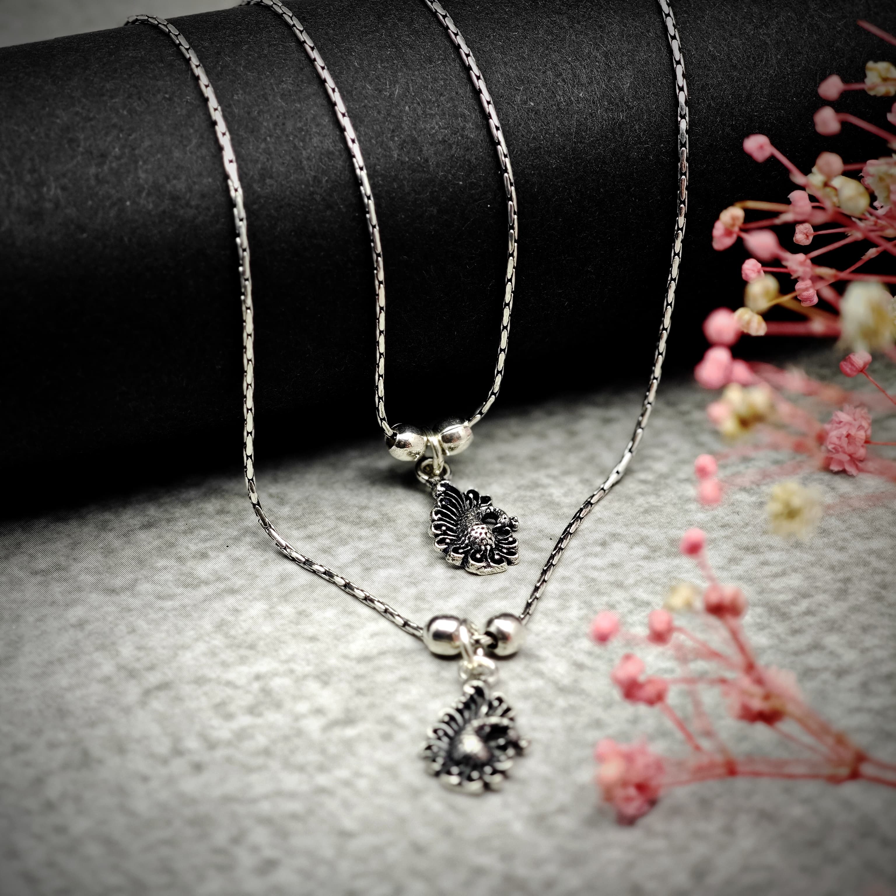 Chain Anklet Peacock