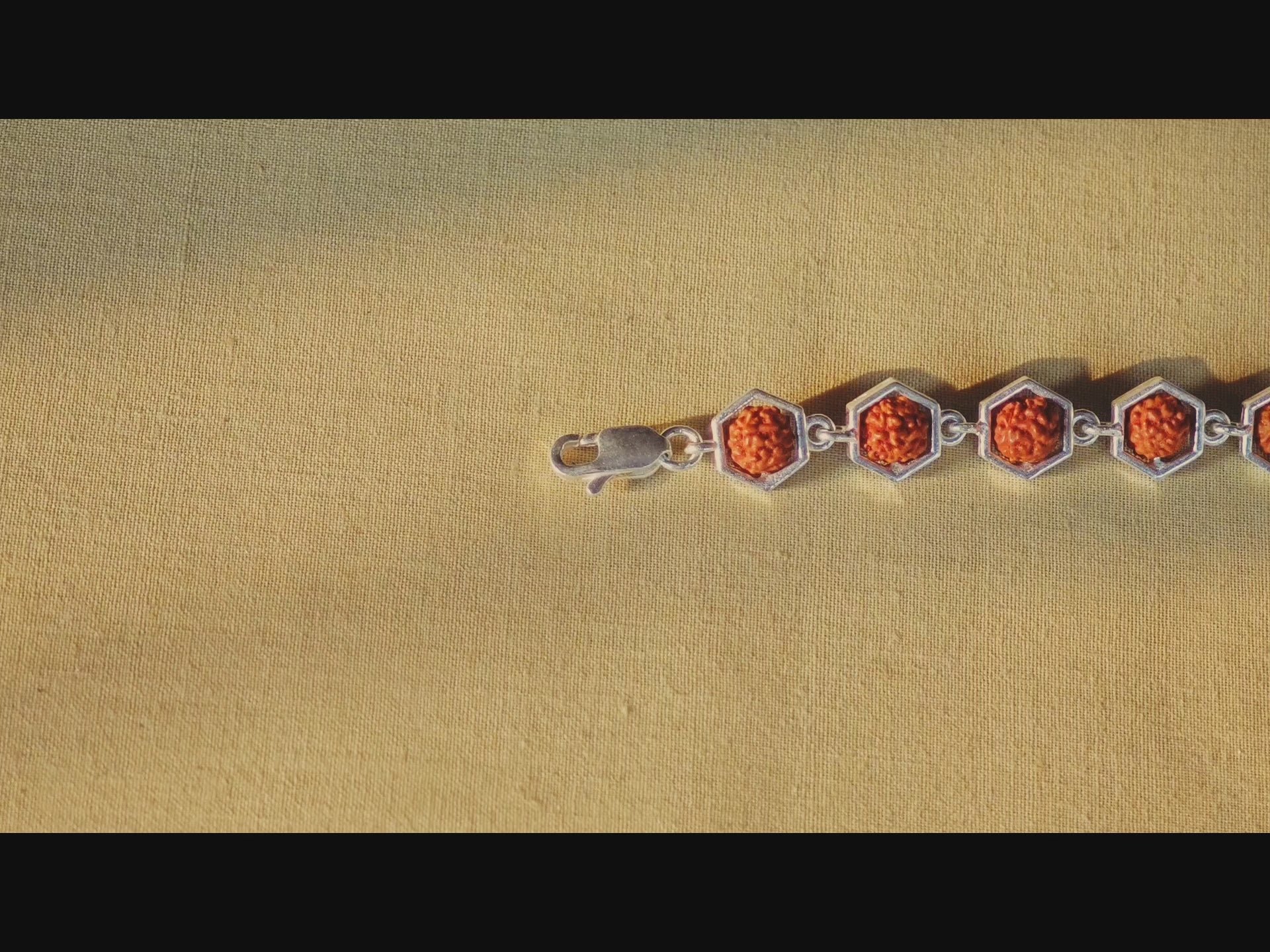 Rudrakash bracelet Hexa