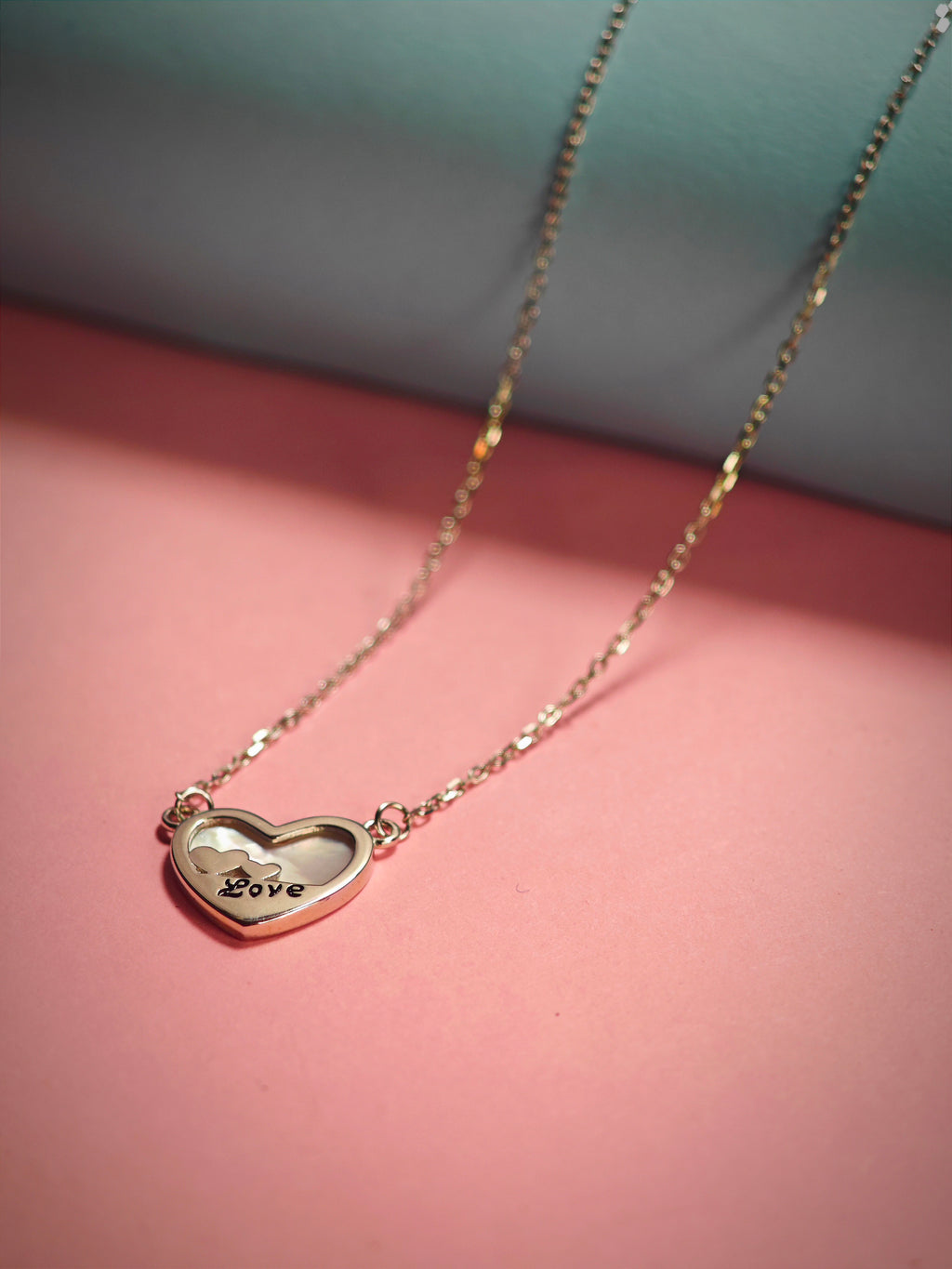 Necklace pendant heart 2