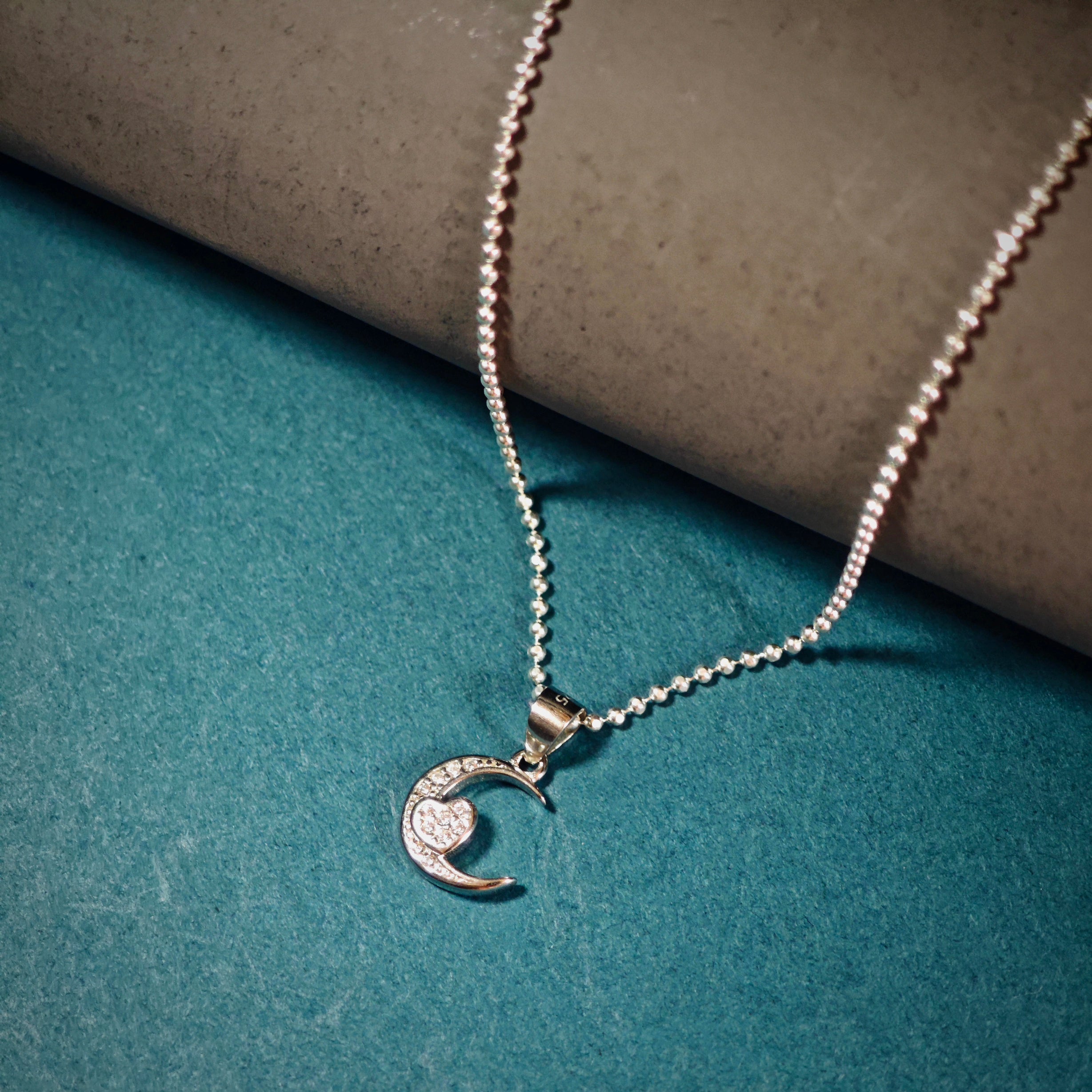 Necklace pendant moon