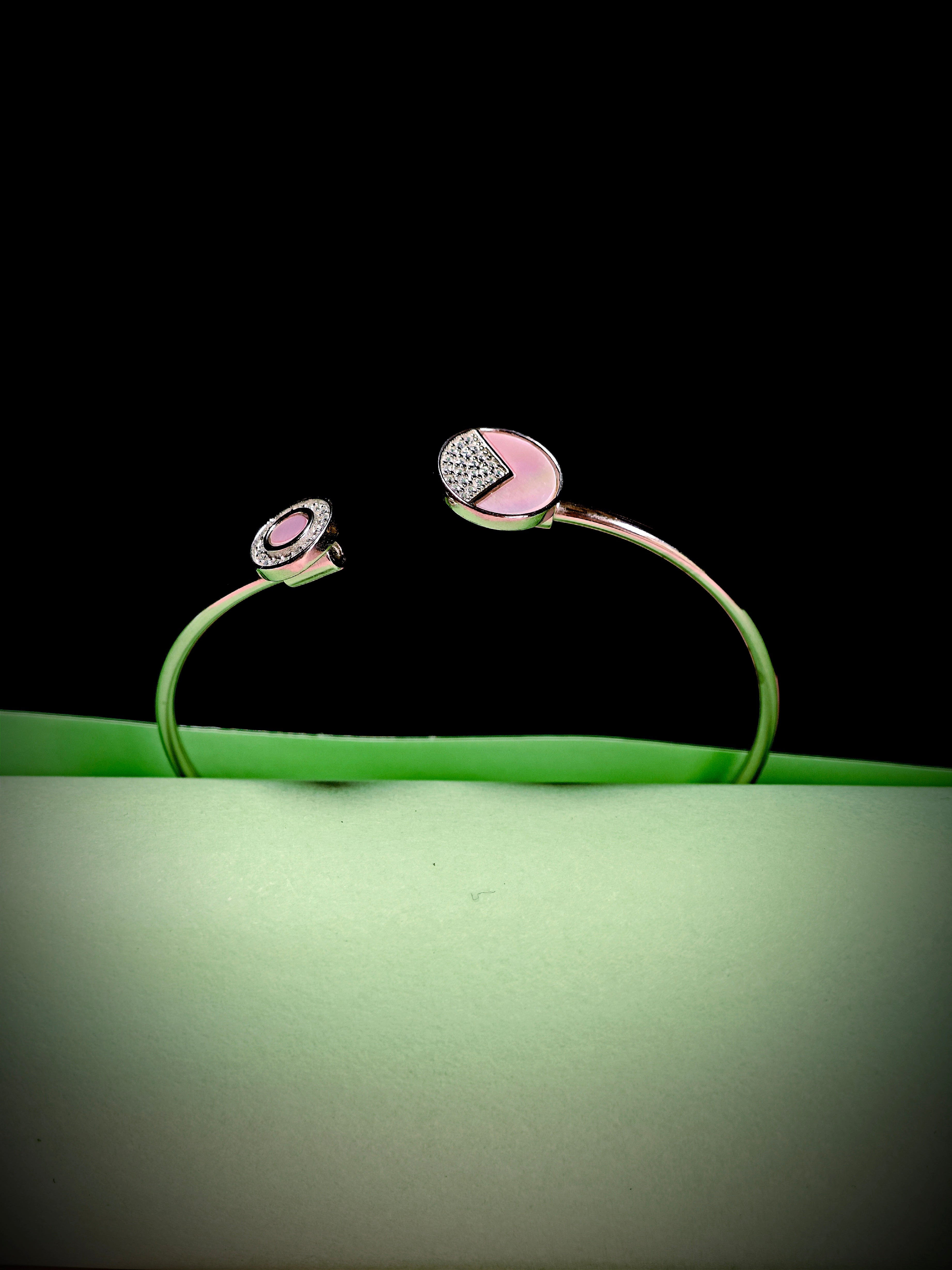 Elegant kada  pink pearl finish