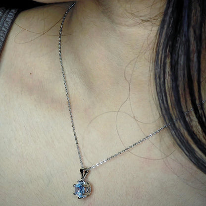 silver necklace