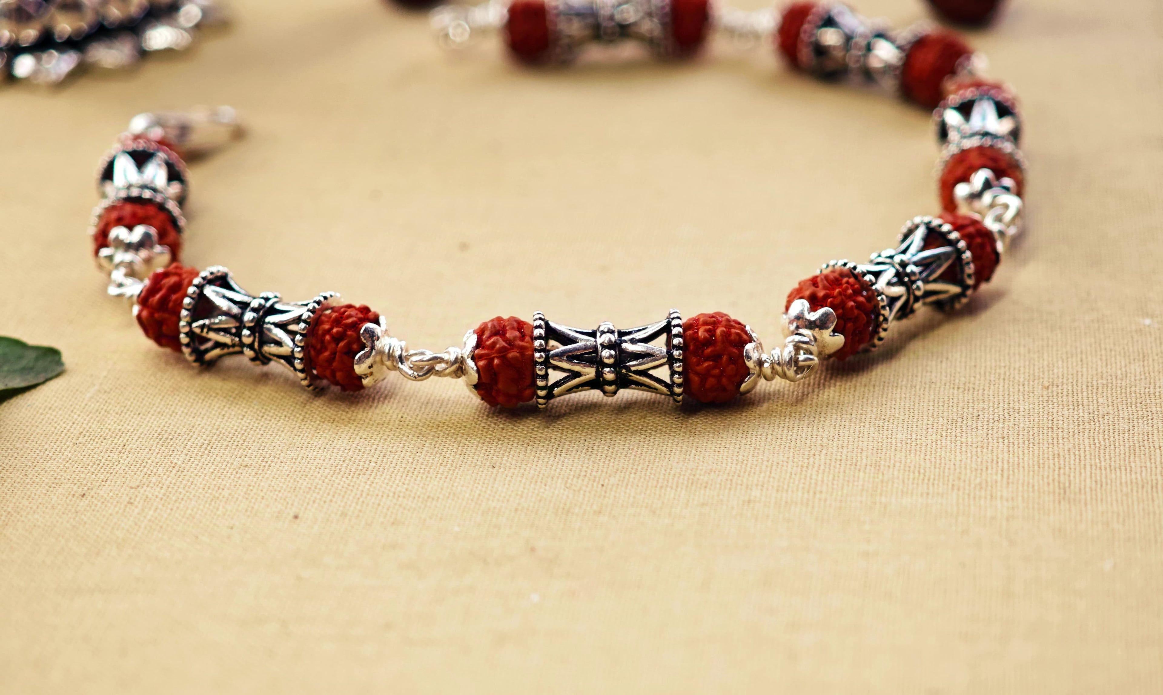 Rudraksh braclet Damru