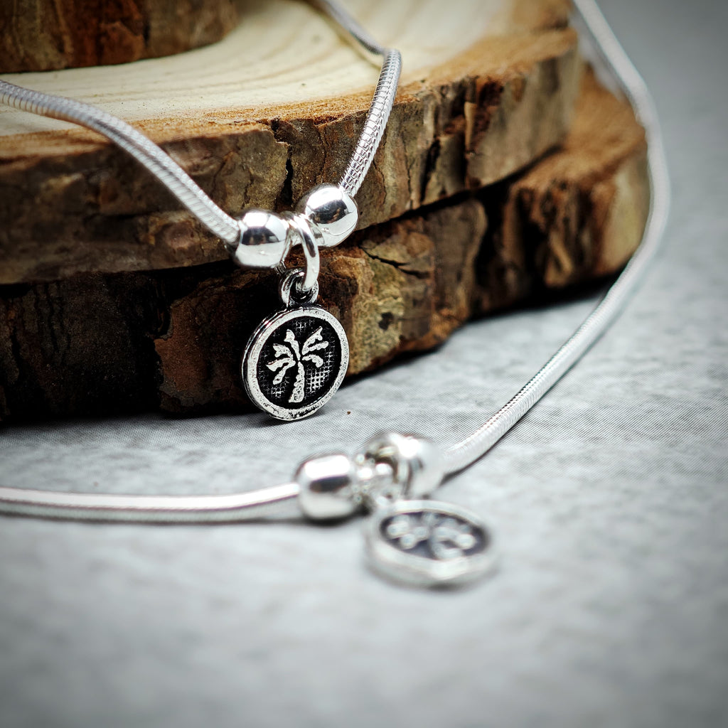Chain Anklet Palm Tree