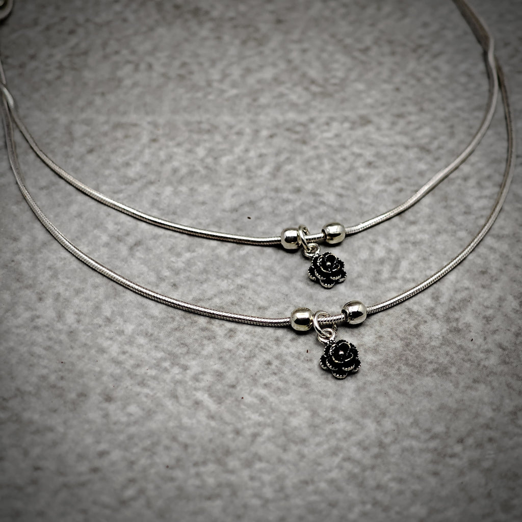 Chain Anklet Flower 3