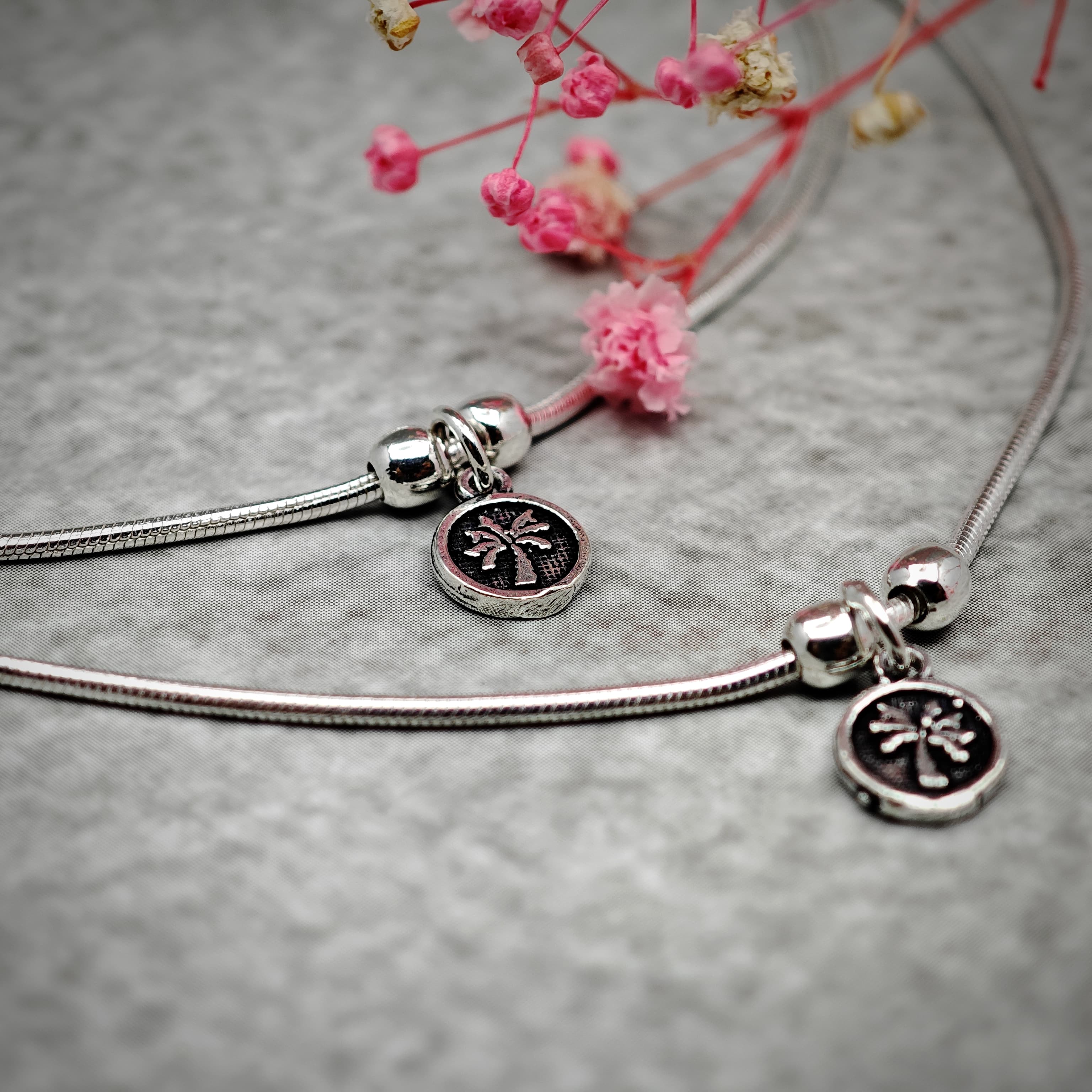 Chain Anklet Palm Tree