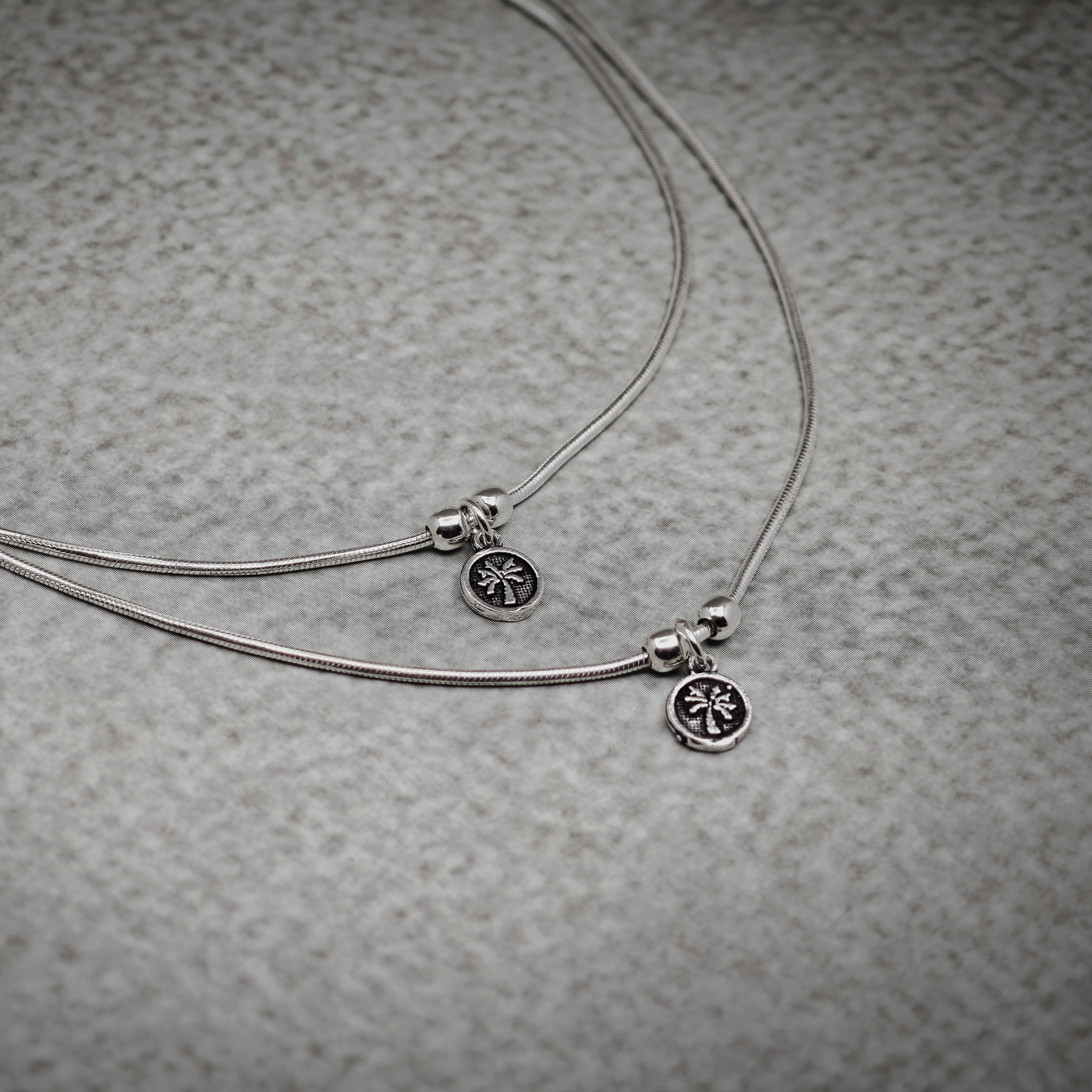 Chain Anklet Palm Tree