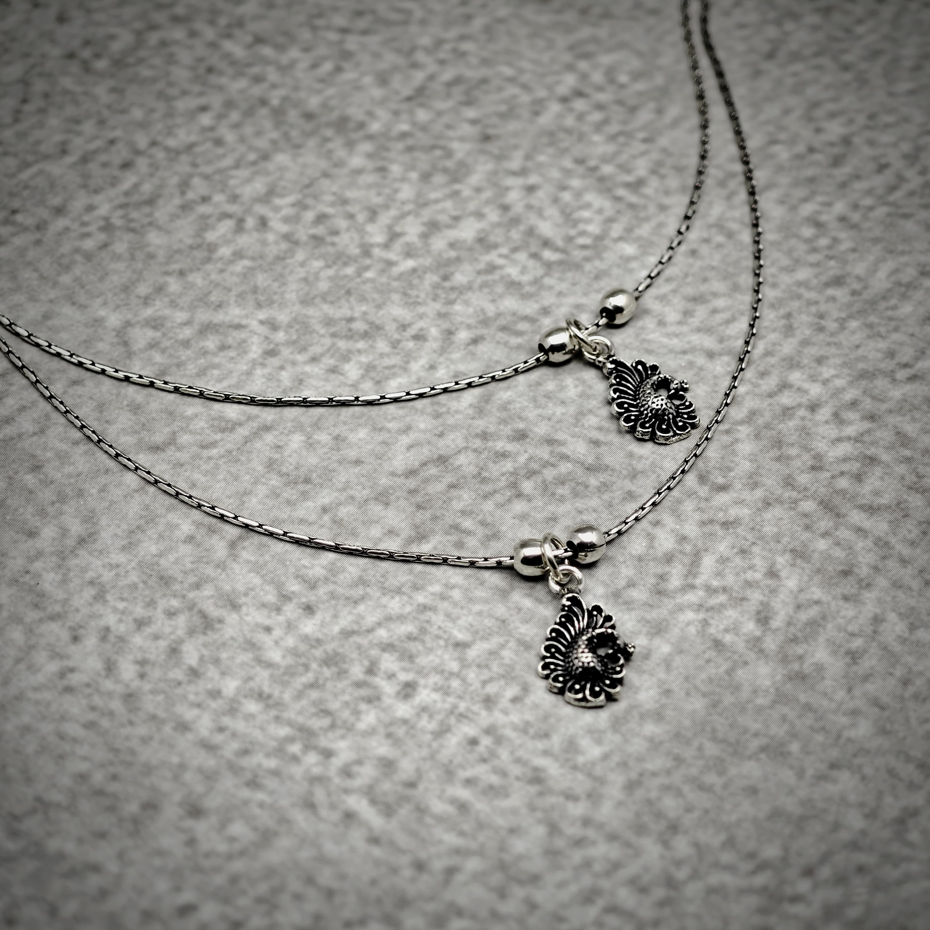 Chain Anklet Peacock