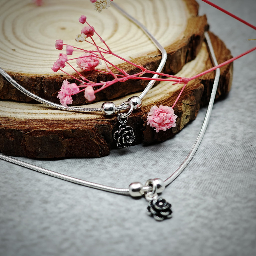 Chain Anklet Flower 3