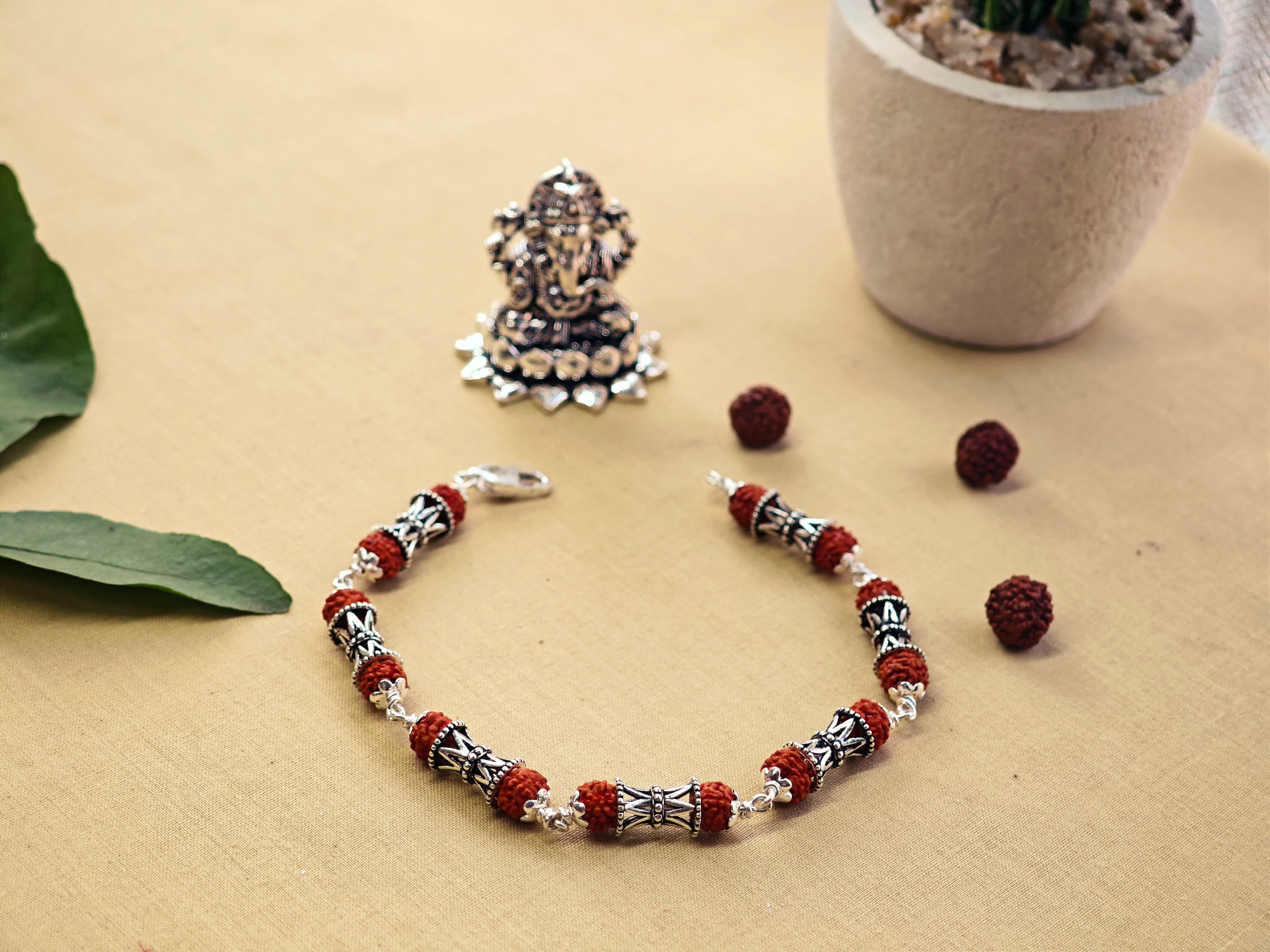 Rudraksh braclet Damru