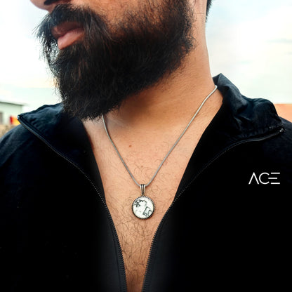 Moon glimpse pendant