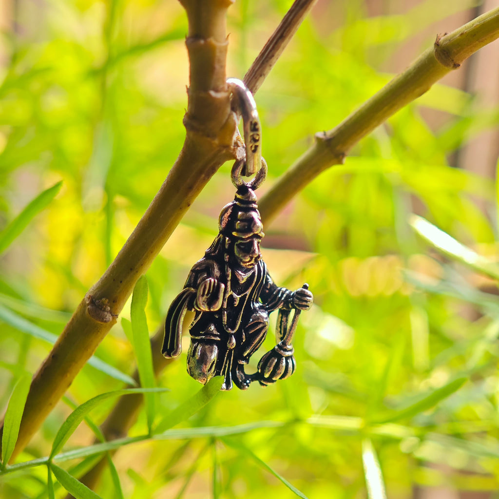 Hanuman pure  925 silver pendant