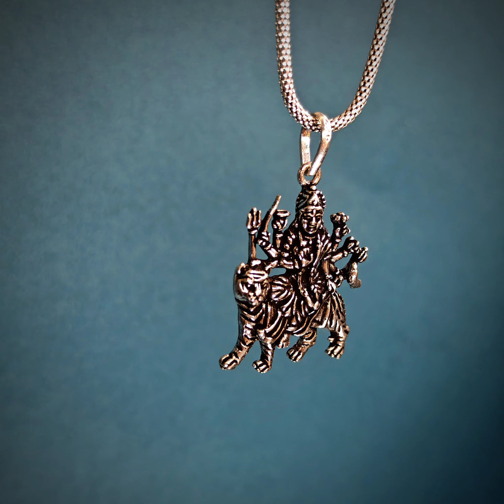 Mataji pure  925 silver pendant